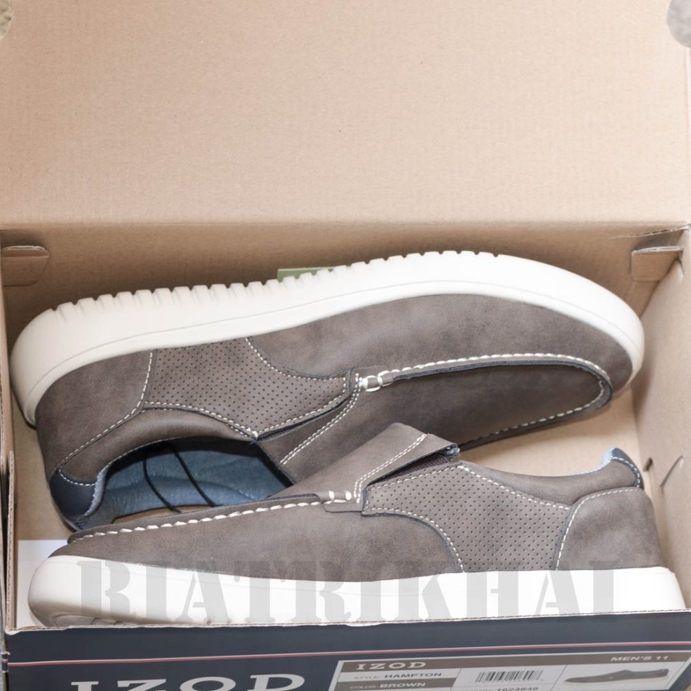 Brown Men's Slip On Shoe Izod - Picture 11 of 11